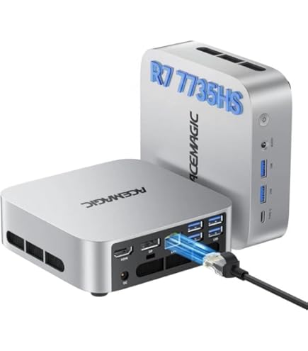 Amazon.co.jp: ミニPC Ryzen 7 7735HS(8コア/16スレッド 最大4.75GHz